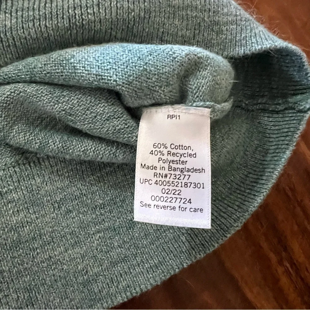 Sonoma Men’s Good For Life Supersoft Crewneck Sweater Blue Striped size large